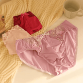 Luxury Satin Lace Flower Men's Panties - Cissify